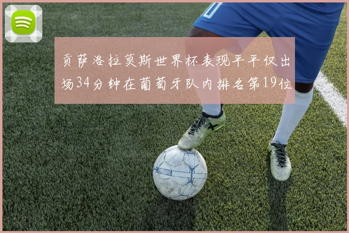 贡萨洛拉莫斯世界杯表现平平仅出场34分钟在葡萄牙队内排名第19位